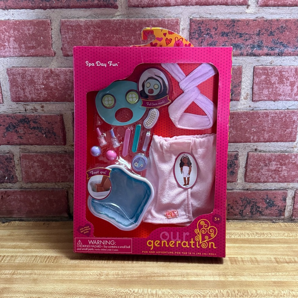 Our Generation Pink Spa Day Fun Accessories Set for Kids